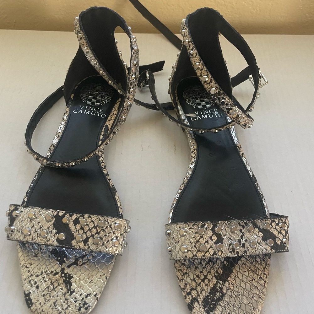 Vince Camuto Snakeskin Patterned Sandals